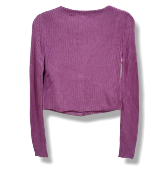 NWT Free People Game On Cardigan in Butterfly Blush Size XS $78 - Picture 7 of 9